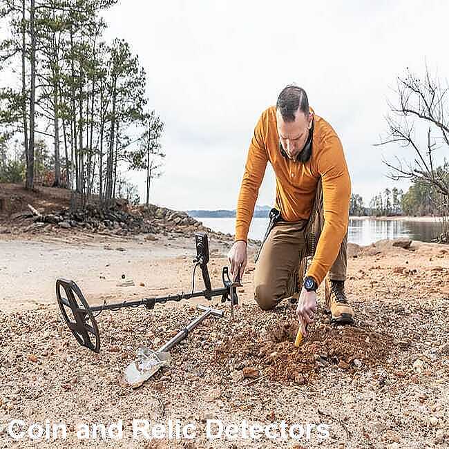 Metal detecting coin and relics coin and relic metal detector